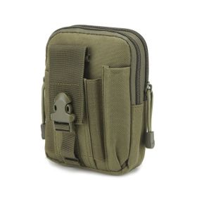 Portable Waist Pouch (Color: Army Green)
