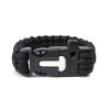 Paracord Umbrella Rope Braided Survival Whistle Bracelet