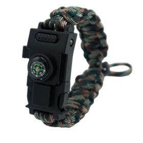 Outdoor Paracord Umbrella Rope  Bracelet For Survival (Color: Mountain camouflage)