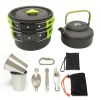 Camping Pot and Pan Set for 2-3 People
