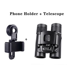 500x500x25 / 300x25 Professional Folding Small Compact Lightweight Binoculars – Long Range Zoom Telescope with Storage Bag (Items: 500x25 Set)