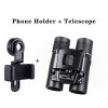 500x500x25 / 300x25 Professional Folding Small Compact Lightweight Binoculars – Long Range Zoom Telescope with Storage Bag