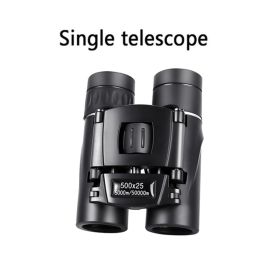 500x500x25 / 300x25 Professional Folding Small Compact Lightweight Binoculars – Long Range Zoom Telescope with Storage Bag (Items: 500x25)