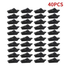 Heavy Duty Tent Snaps - Outdoor Clamps (size: 40pcs)