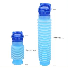 Portable Adult Urinal - Camping, Travel for Men and Women (Color: Blue)