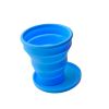 Soft Silicone Retractable Mini Folding Water Cup with Lid
