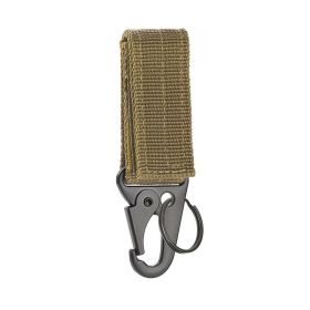 Carabiner High - Strength Nylon Key Hook (Color: 1pcs Khaki)
