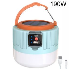 LED Solar Camping Light – USB Rechargeable Outdoor Tent Bulb Lantern (Ships From: China, Wattage: Upgrade 190W B)