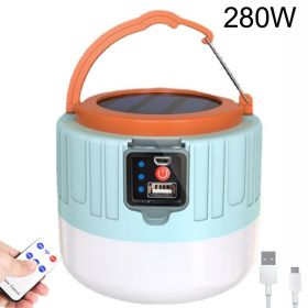 LED Solar Camping Light – USB Rechargeable Outdoor Tent Bulb Lantern (Ships From: China, Wattage: Best 280w B)