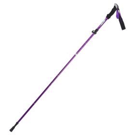Folding Outdoor Trekking Walking Sticks (Type: Walking Sticks, Color: Purple)