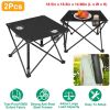 Foldable Camping Table – Portable Lightweight Picnic Table with Cup Holders (1 or 2 Pack Options)