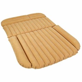 Inflatable SUV Air Backseat Mattress (Color: Camel)