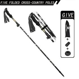 The Ultimate Trekking Poles - Adjustable Length, Non-Slip Grip - Perfect Gift for Adventure Enthusiasts (Color: Black)