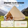 VEVOR 8-10 Person Canvas Glamping Bell Tent