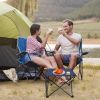 Foldable Camping Table – Portable Lightweight Picnic Table with Cup Holders (1 or 2 Pack Options)