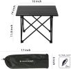 Ultralight Aluminum Camping Table – Compact Folding Outdoor Table (Reinforced Frame)