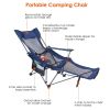 Foldable Camping Chair - 330LBS Load Heavy Duty Steel Chair