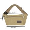 Unisex Multifunctional Canvas Waist Bag