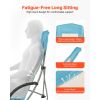 High-Back Folding Beach Chair – Portable Camping Chair with Cup Holder & Carry Bag
