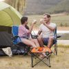 Foldable Camping Table – Portable Lightweight Picnic Table with Cup Holders (1 or 2 Pack Options)