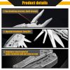 Multi-function Stainless Steel Multi-tool Pocket Knife Pliers