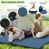 Foldable Camping Mattress with High-Density Foam Cushion and Anti-Slip Bottom