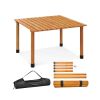 Folding Outdoor Camping Table with Carrying Bag
