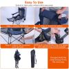 Foldable Camping Chair - 330LBS Load Heavy Duty Steel Chair