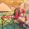 Foldable Camping Table – Portable Lightweight Picnic Table with Cup Holders (1 or 2 Pack Options)