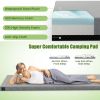 Foldable Camping Mattress with High-Density Foam Cushion and Anti-Slip Bottom