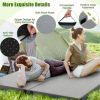 Foldable Camping Mattress with High-Density Foam Cushion and Anti-Slip Bottom