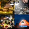 LED Solar Camping Light – USB Rechargeable Outdoor Tent Bulb Lantern