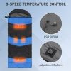 Lightweight Heated Sleeping Bag – USB Powered with Adjustable Heat Levels