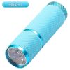 Glow-in-the-Dark Rubber-Coated Mini LED Flashlight