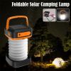 Portable USB Rechargeable Foldable/Retractable Solar Camping Lamp