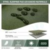 Inflatable Camping Sleeping Pad with Built-In Pillow