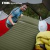 Inflatable Camping Sleeping Pad with Built-In Pillow