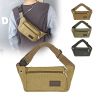 Unisex Multifunctional Canvas Waist Bag