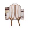 Outdoor Camping Picnic Backpack Bag with Tableware for 4 Person
