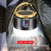 LED Solar Camping Light – USB Rechargeable Outdoor Tent Bulb Lantern