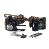 Paracord Braided Adjustable Survival Bracelet