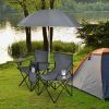 Portable Folding Double Chair With Umbrella