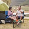 Foldable Camping Table – Portable Lightweight Picnic Table with Cup Holders (1 or 2 Pack Options)