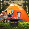 Foldable Camping Table With Storage Basket
