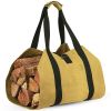 Outdoor Canvas Firewood Storage Bag