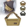 Unisex Multifunctional Canvas Waist Bag