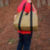 Outdoor Canvas Firewood Storage Bag