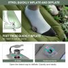 Inflatable Camping Sleeping Pad with Built-In Pillow