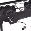 150,000 BTU Double Burner Outdoor Stove BBQ Grill