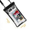 2 pcs Oversized Waterproof Mobile Phone Pouches – Touchscreen Dry Bags for Outdoor & Underwater Use